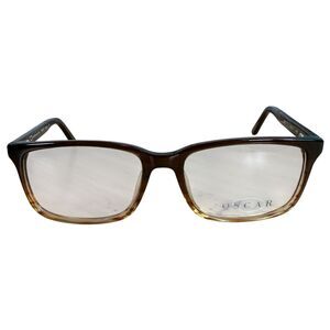 Oscar de la Renta OSM829 Brown Gradient Plastic Frame Glasses NEW